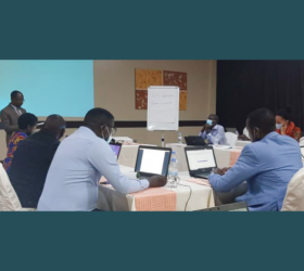 Participants at a workshop in Rwanda.