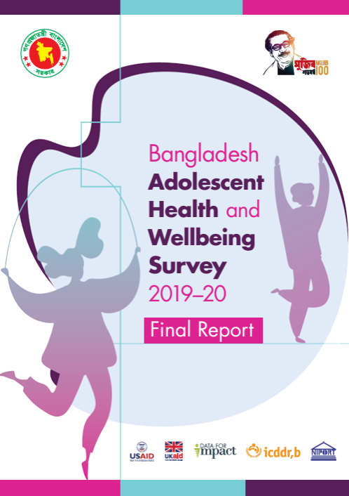 Cover of Bangladesh Adolescent Health and Wellbeing Survey 2019-20