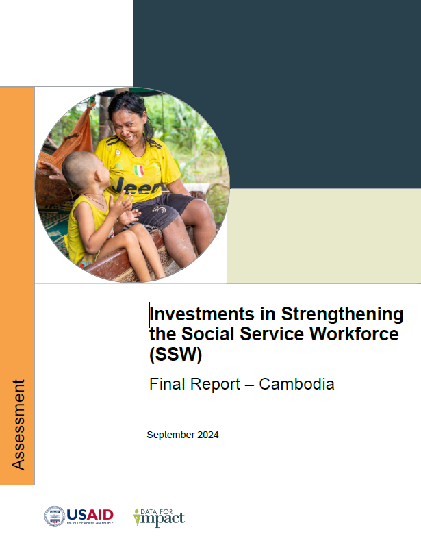 Investments in Strengthening the Social Service Workforce (SSW) Final Report –Cambodia report cover