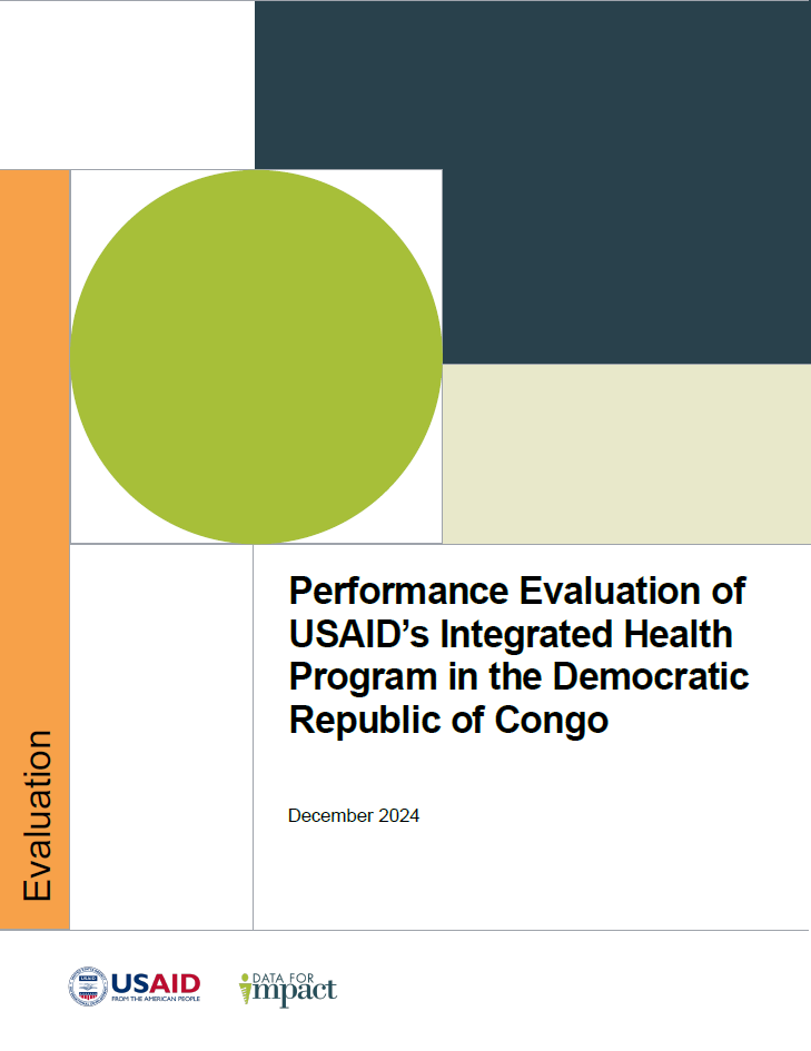 Performance Evaluation of USAID’s Integrated Health Program in the Democratic Republic of Congo